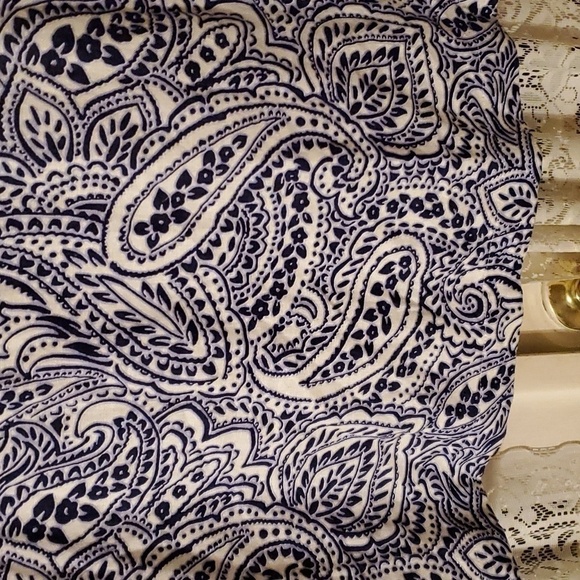 Tommy Hilfiger Paisley Blue Dress Size 8 - Picture 3 of 8